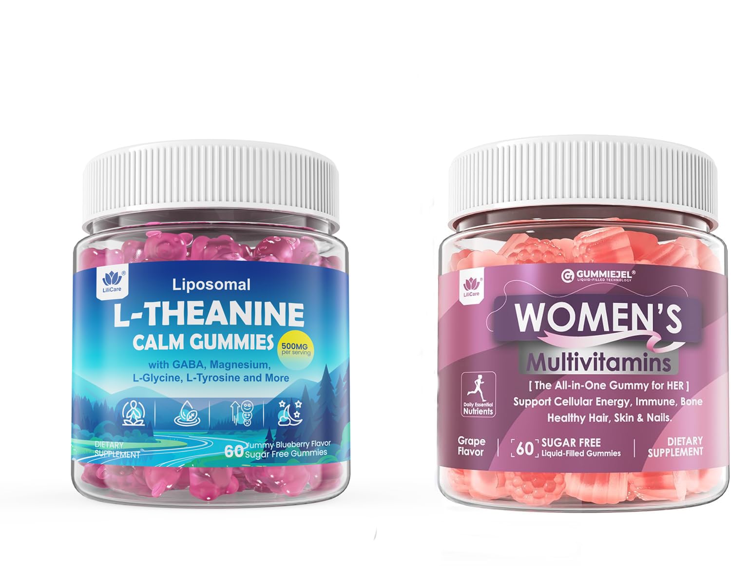 Amazon.com: LILICARE Liposomal L-Theanine Gummies & Womens
