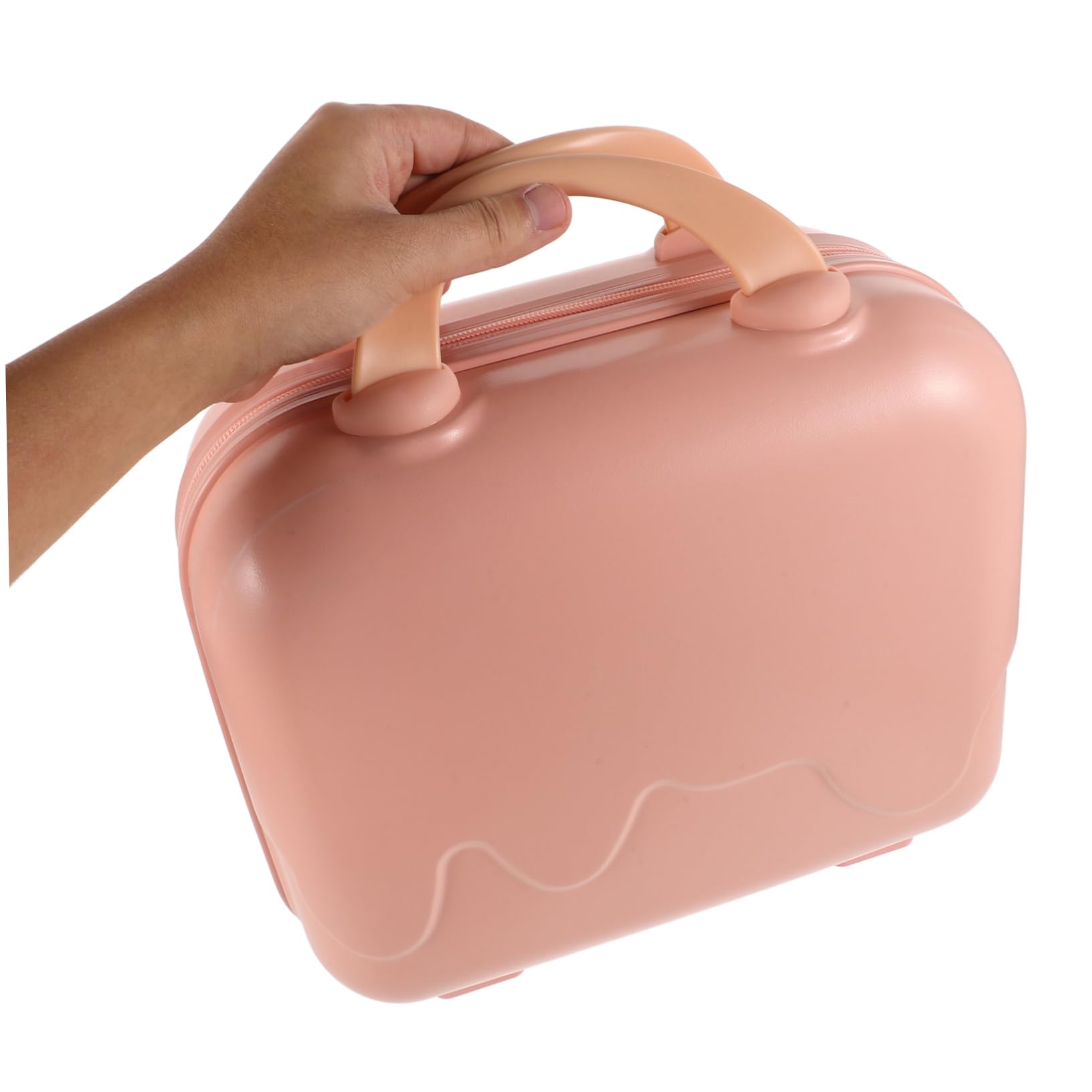 Beauty Case da Viaggio Rosa con Maniglia, Grande Capacità