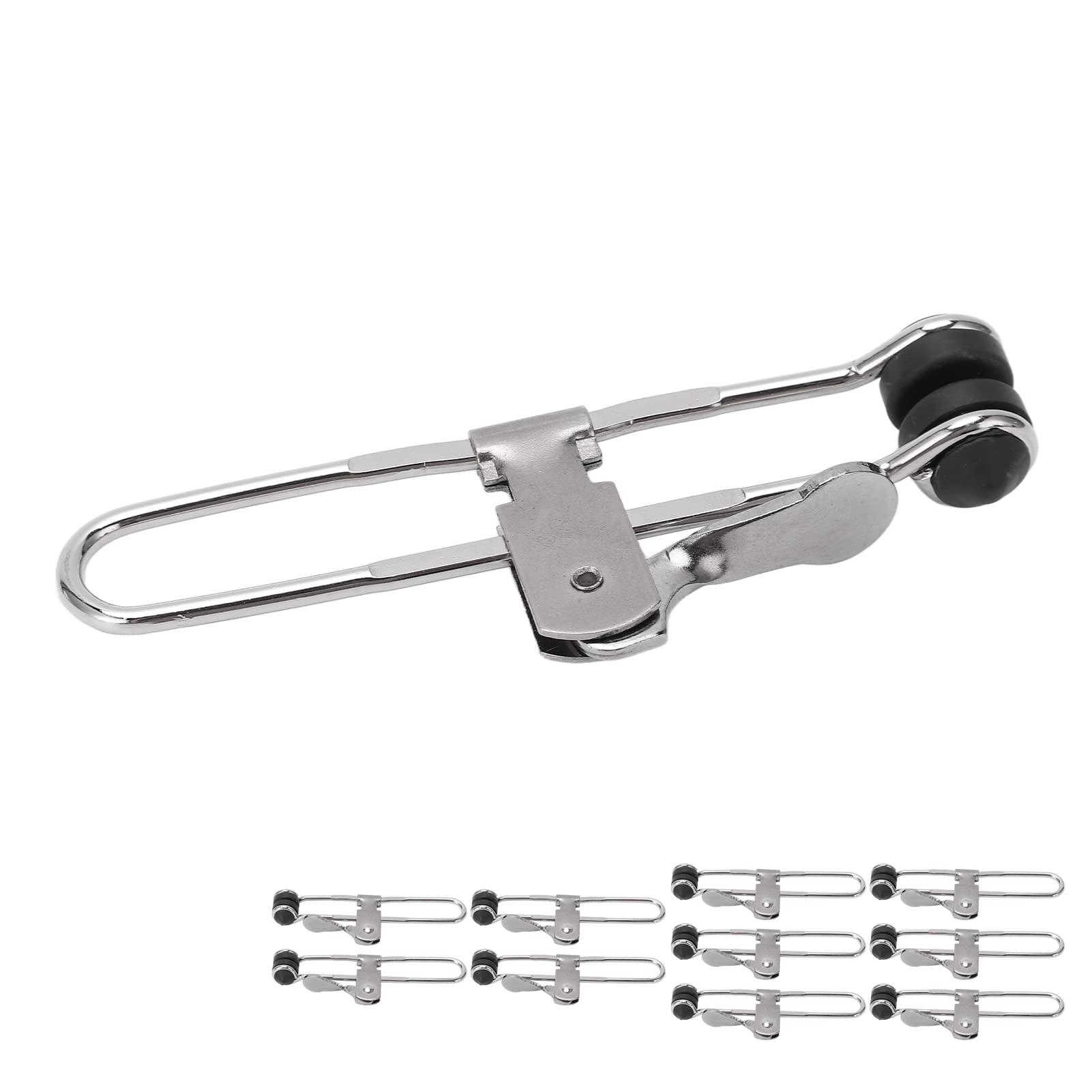 Tile Mounting Clips Stainless Steel Lever Action Grid Clamp Proof 10PCS Multifunctional for Suspended Ceiling