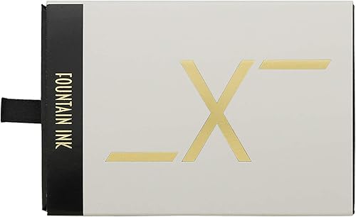 Xezo Cartuchos de tinta estándar para pluma estilográfica negra, 9 unidades, caja de regalo