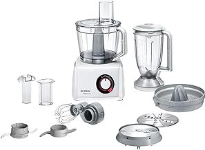 Bosch Food Processor MultiTalent 8 1100 Watts - White - MC812W620