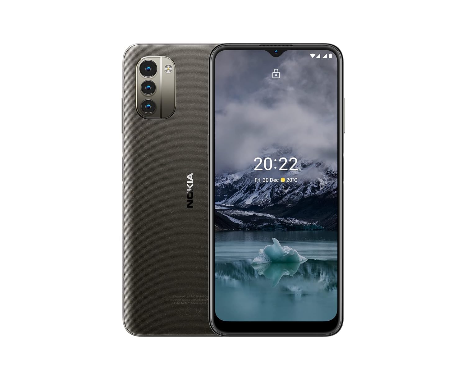 Nokia G11 Android Smartphone, Dual Sim, 3 Gb Ram, 32 Gb Memory, 6.5Hd+ Screen,5050 Mah Battery, Android 12 Ready, Face Unlock, Finger Print Sensor– Charcoal
