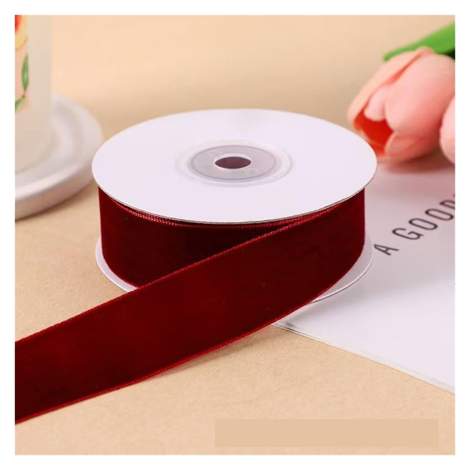 2 Stück Samt-Bordeaux-Band-Accessoires-Schleife Für Haushalt Wohnen | Accessoires Vielseitige Kleidung, Mützen, Schals, Bekleidungsbänder, Accessoires