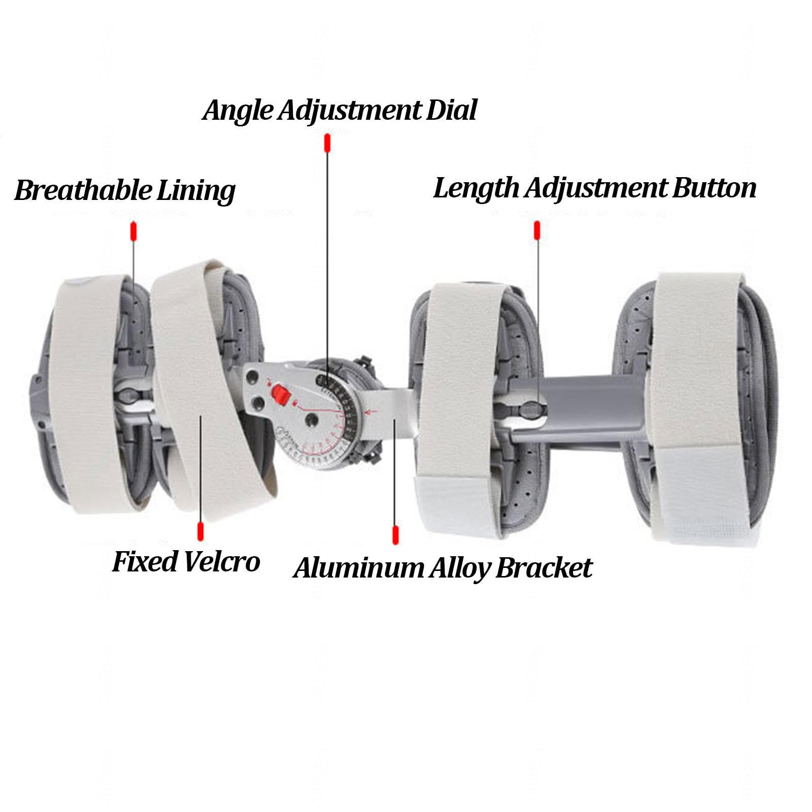 Rodillera Ajustable Unisex, Lesiones Menisco Lesiones Ligamento, Ortesis Rodilla Soporte Rótula, Rodillera Dolor Soporte Artritis