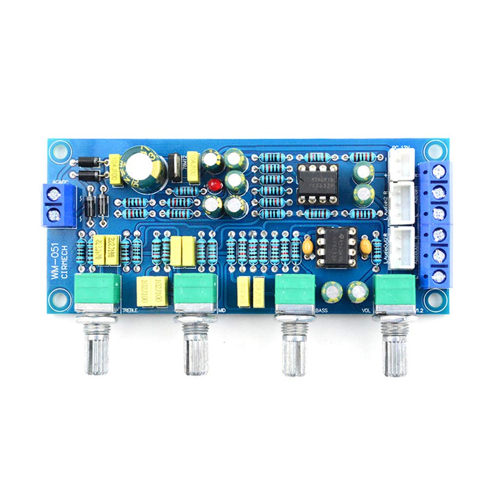 PREAMPLIFICATORE HIFI EQ Tone Control Board NE5532 OP-AMP Amplificatore - Foto 13