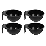 FRCOLOR 4pcs Baked Oil Bowl Dye Cream Bowl Pro Tools Facial Kit Hair Set Hair Dying Facemask Mixer Shaker Set Salon Tool Mixing Color Plastic Dryer Miss