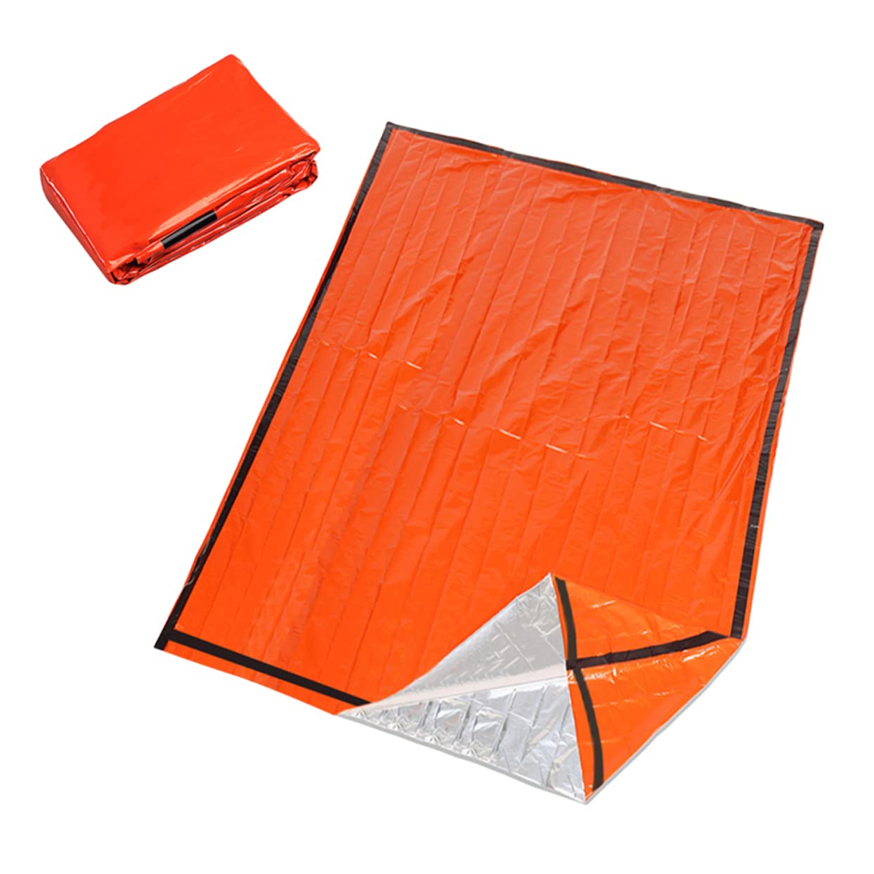 Survival Double Sleeping Bag Thermal Camping Bag Lightweight Compact Cold Weather Protection Essential Outdoor Gear