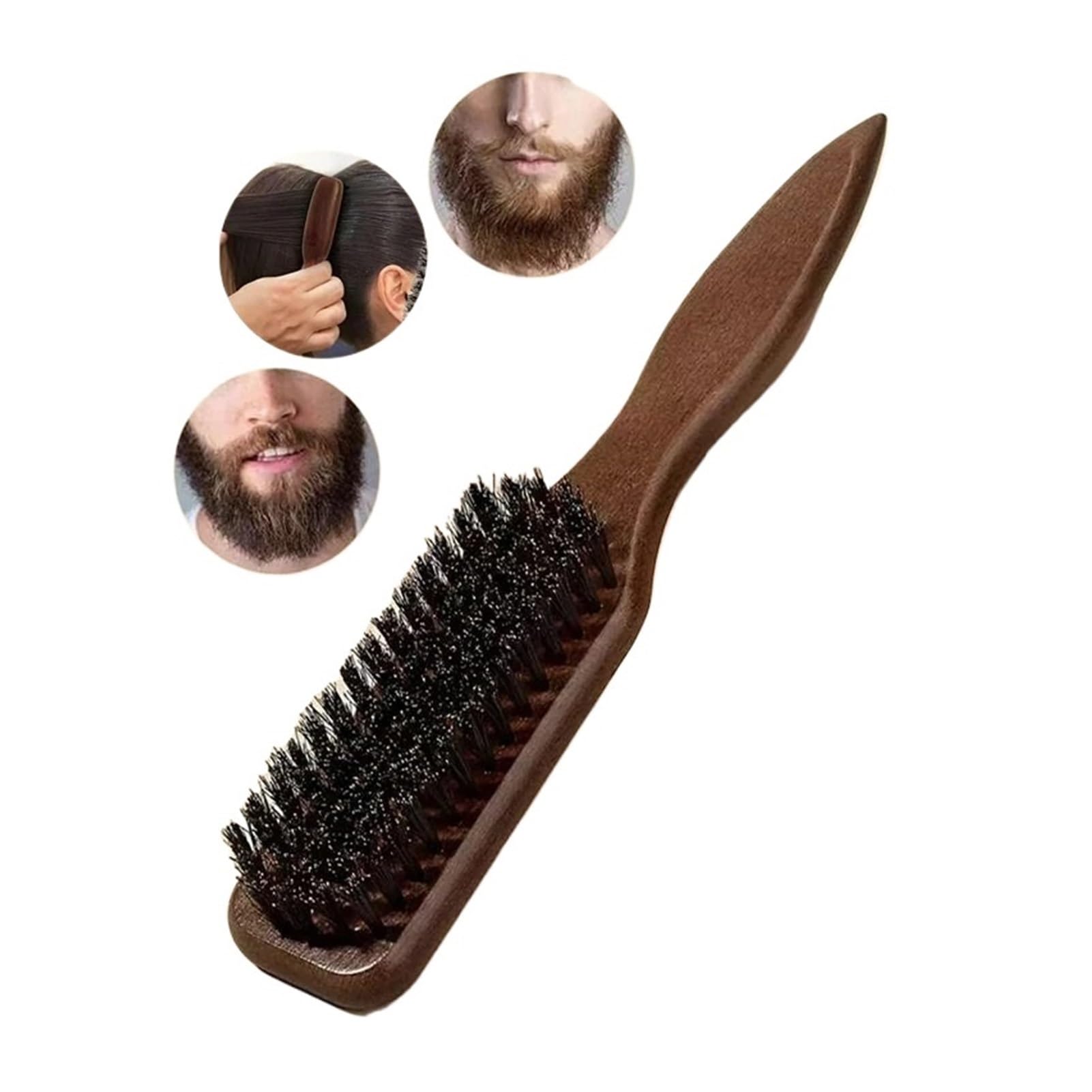 Spazzola for capelli con setole di cinghiale (unisex) Styling da barbiere(Brush)