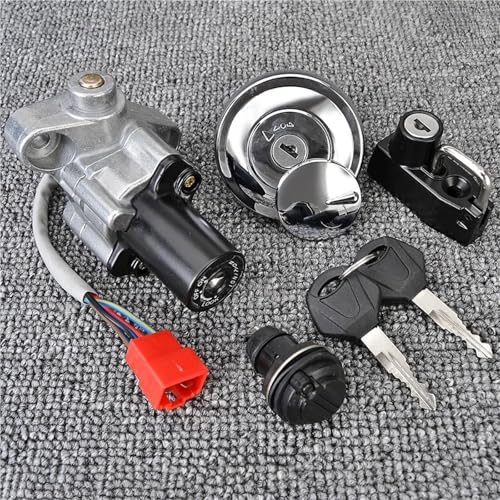 Bloqueo de interruptor de encendido para Yamaha XVS650 Drag Star Custom con tapa de combustible