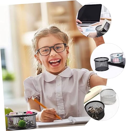 Miniatura 8 de NOLITOY Soporte de papel para escritorio de oficina, 4 piezas, soporte de cilindro, organizador de escritorio