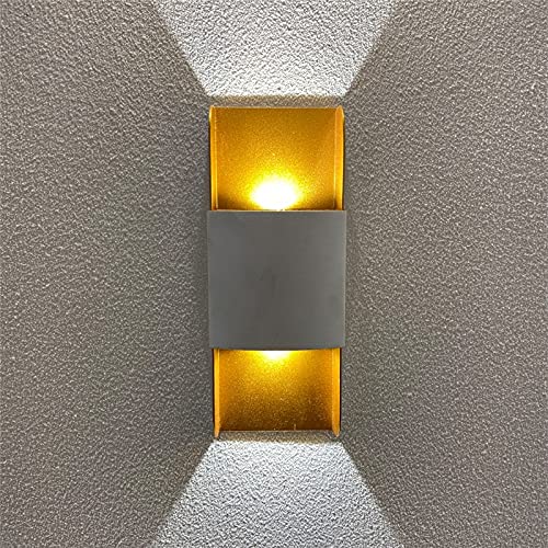 Applique murale extérieure IP65 10W noir 4000K éclairage haut bas - 3