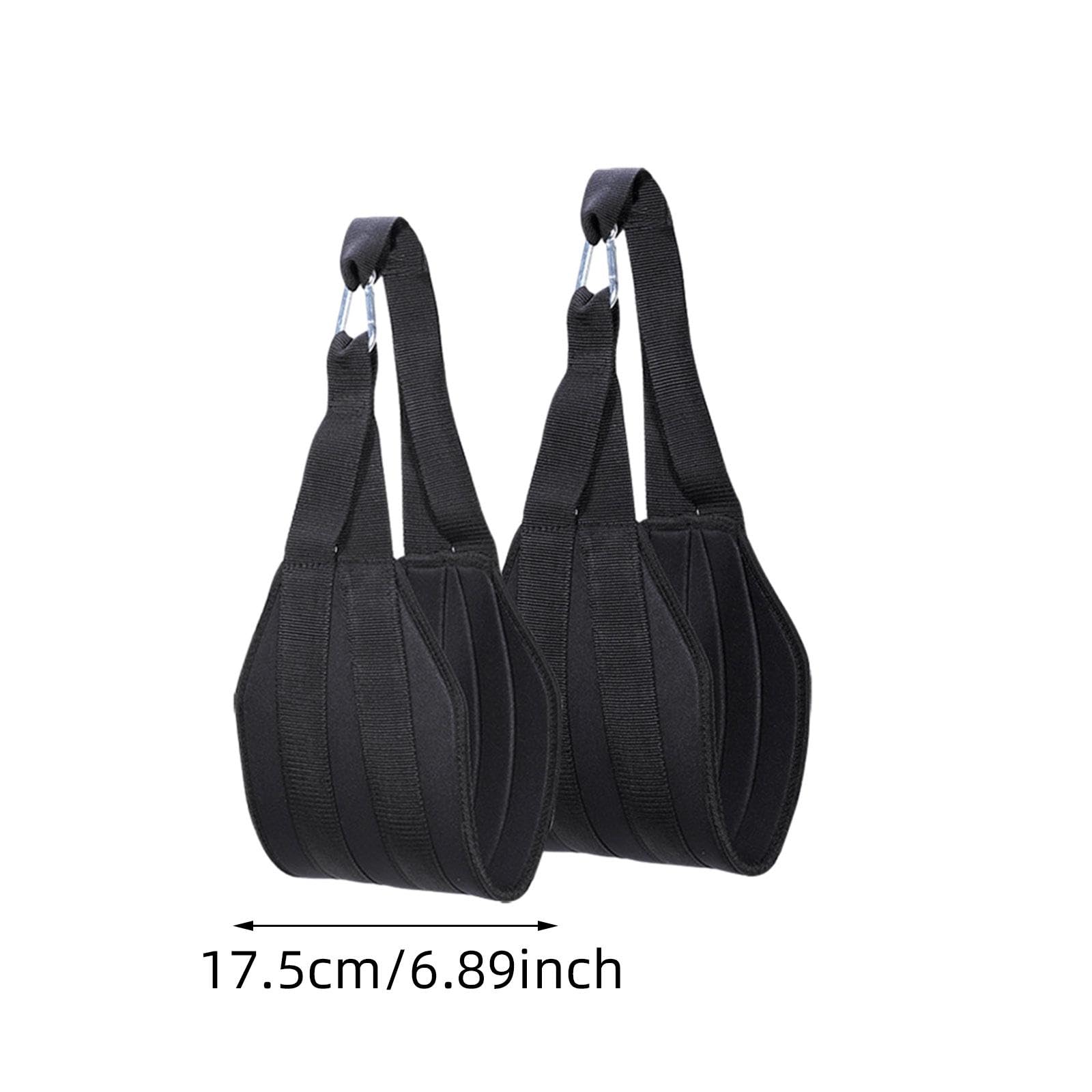 2 Piezas Correas de Entrenamiento Abdominal Correas de Ejercicio para Levantamiento de Piernas Brazaletes para Barra Pull Up Accesorios de Soporte Par