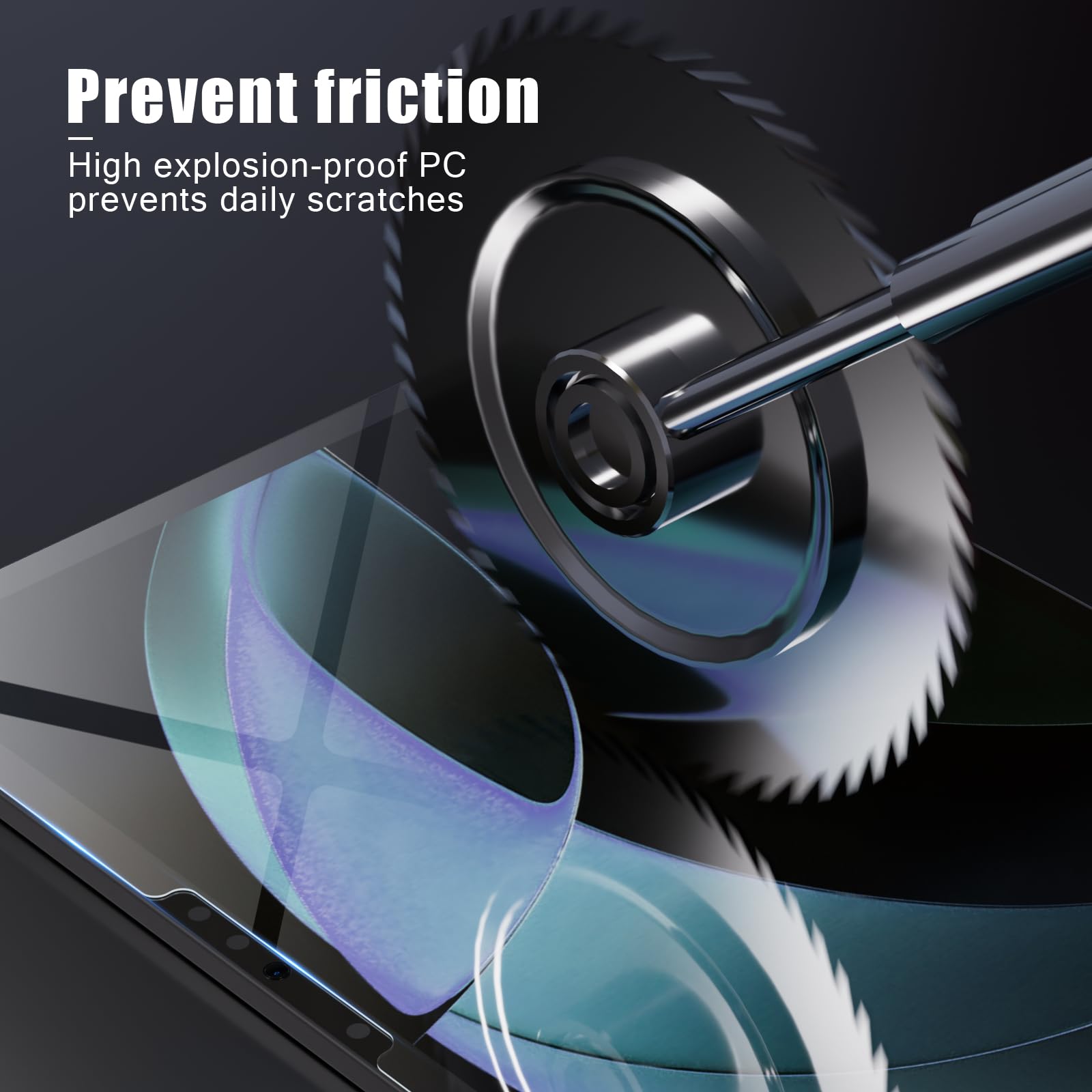AKABEILA 1 protector de pantalla compatible con Honor Pad X8 de 10.1 pulgadas, dureza 9H, película de vidrio templado transparente HD para tableta