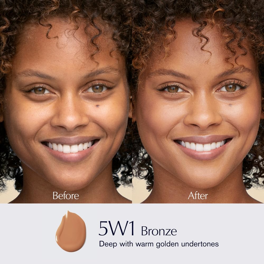 Estée Lauder Futurist Hydra Rescue Moisturizing Foundation Makeup SPF 45 for a 12-Hour Glow, 1.2 Fl Oz - Image 2