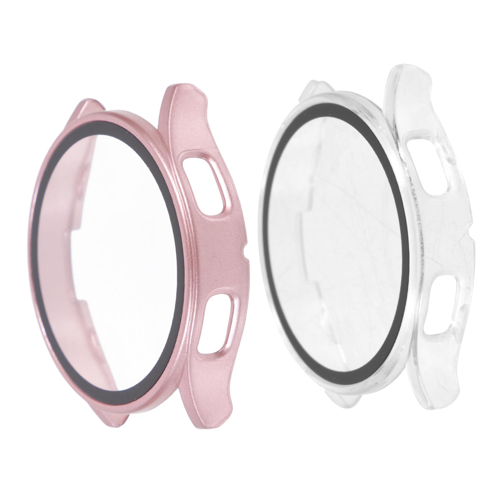 Levemolo Clear Case 2pcs Galaxywatch4 Watches Accessories Watch Active 2 Screen Protector Outdoor Watch Screen Shell Transparent Table Cover Integrated Shell Delicate Tempered Film