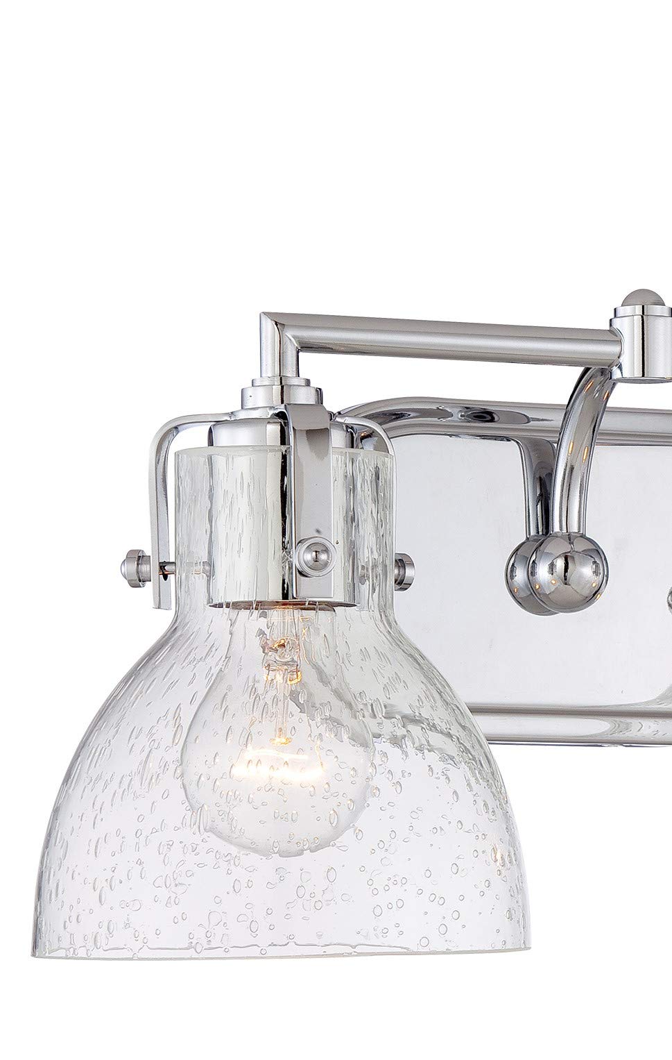 Minka Lavery Urban Industrial Wall Light Fixtures 5722-77 Wall Bath Vanity Lighting, 2-Light 200 Watts, Chrome