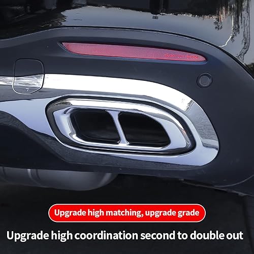 Miniatura 4 de Tubo de acero inoxidable para salida de escape de garganta para Mercedes-Benz GLS450 X167 GLS63 AMG 580 GLE Class W167 GLE350 V167 53 AMG S