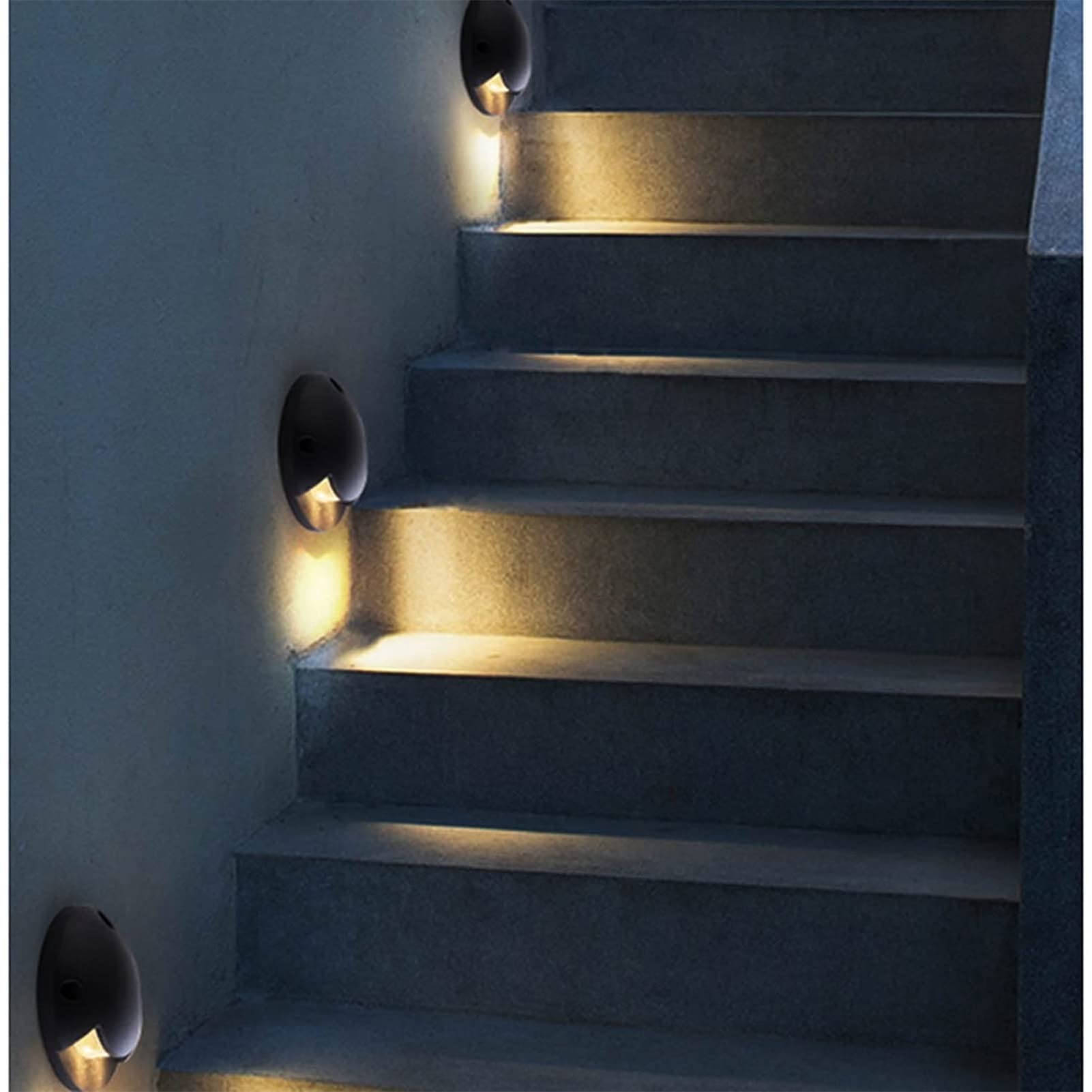 LED Foco Empotrable Al Aire Libre - Luces Led Suelo Terraza Exterior, Luces De Suelo Empotradas LED A Prueba De Agua IP67, 1 Transmisión De Luz Lateral Luces Enterradas Para Exteriores(Warm White,3W A