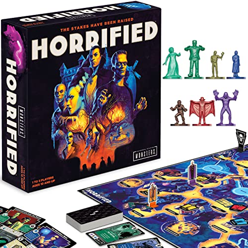 Ravensburger Horrified Universal Monsters Immersive Strategy Board Game for Kids & Adults Age 10 Years Up - 1 to 5 Players