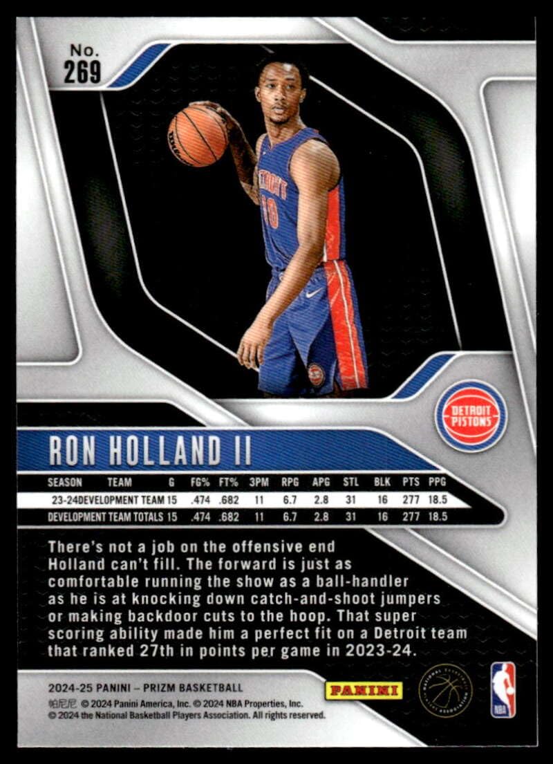 Amazon.com: 2024-25 Panini Prizm #269 Ron Holland II RC Rookie