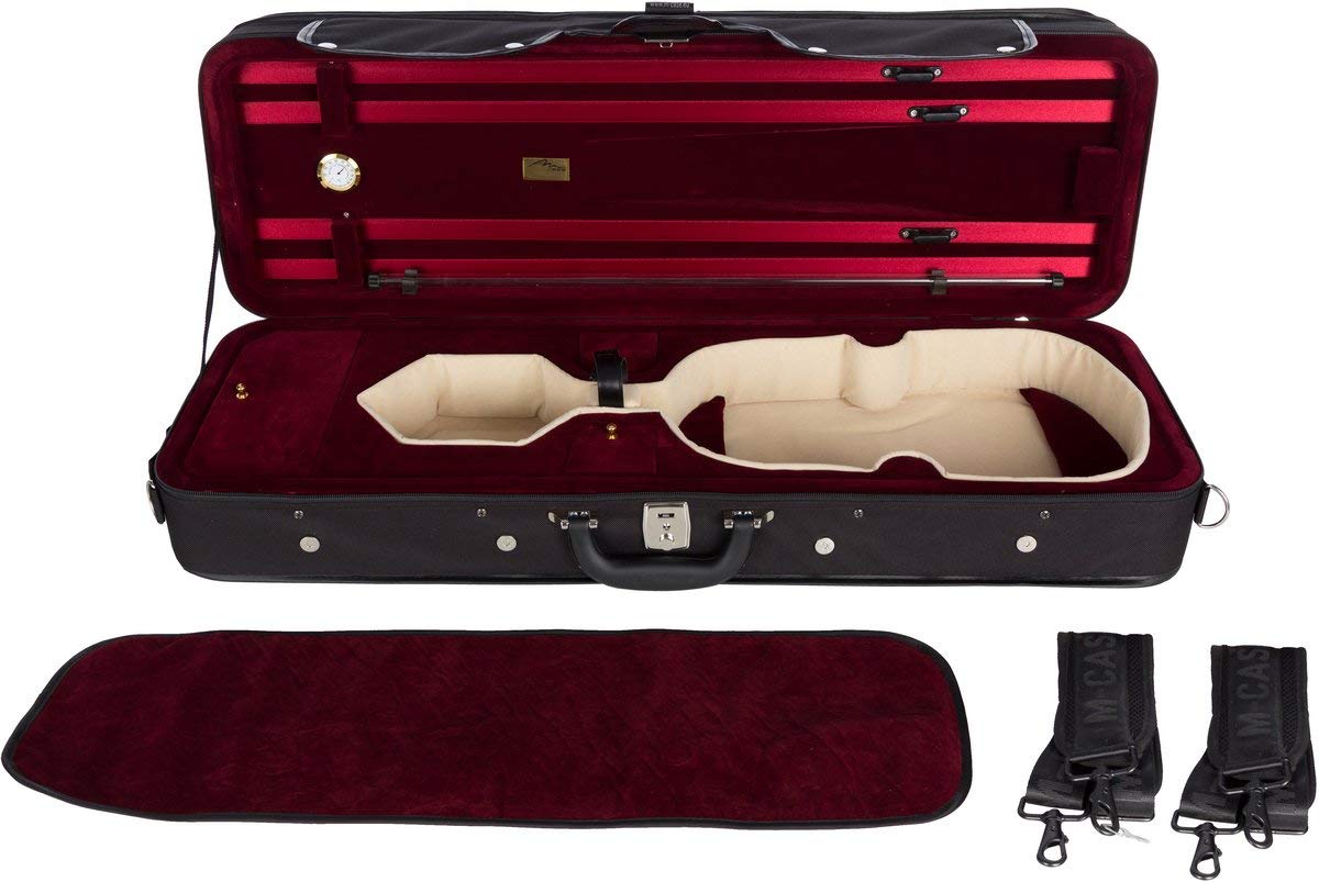 Custodia in schiuma per violino City 4/4 borgogna M-Case