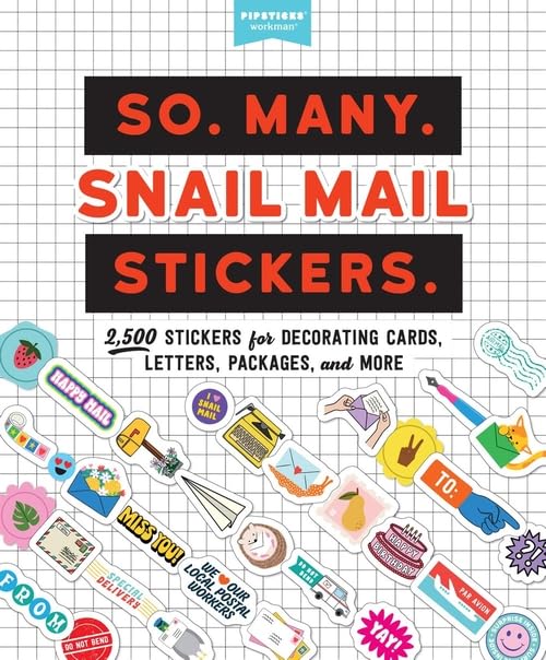 So. Many. Snail Mail Stickers.: 2,500 Stickers for Decorating Cards, Letters, Packages, and More (So. Many. Stickers.)