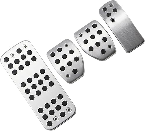 XENITE Car Pedals Compatible with Peugeot 207 301 307 208 2008 308 408 Cc Compatible with Citroen C3 C4 DS 3 4 6 DS3 DS4 DS6 Gas Brake Foot Rest