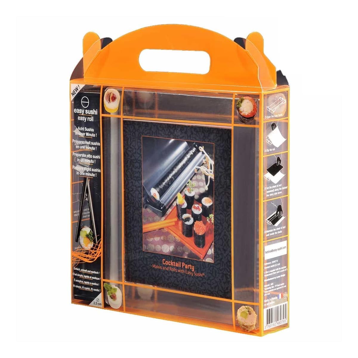 Easy Sushi Coffret Coktail Party - Kit de préparation makis et roulés