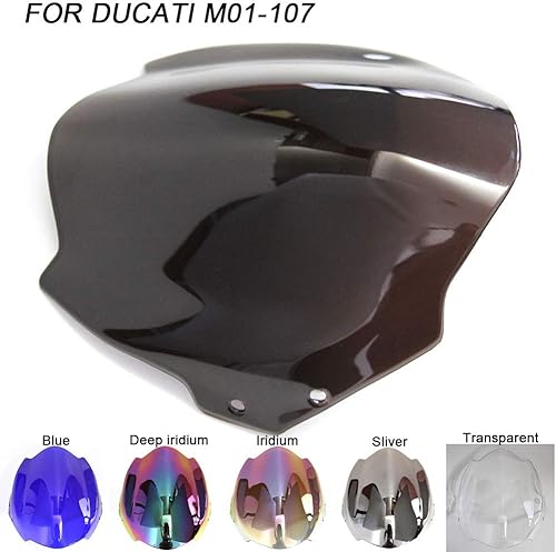 Miniatura 2 de Tornillos para parabrisas de motocicleta, accesorios compatibles con deflectores de viento Iridium Ducati 696 2009 2010 2011 (color iridio profundo)