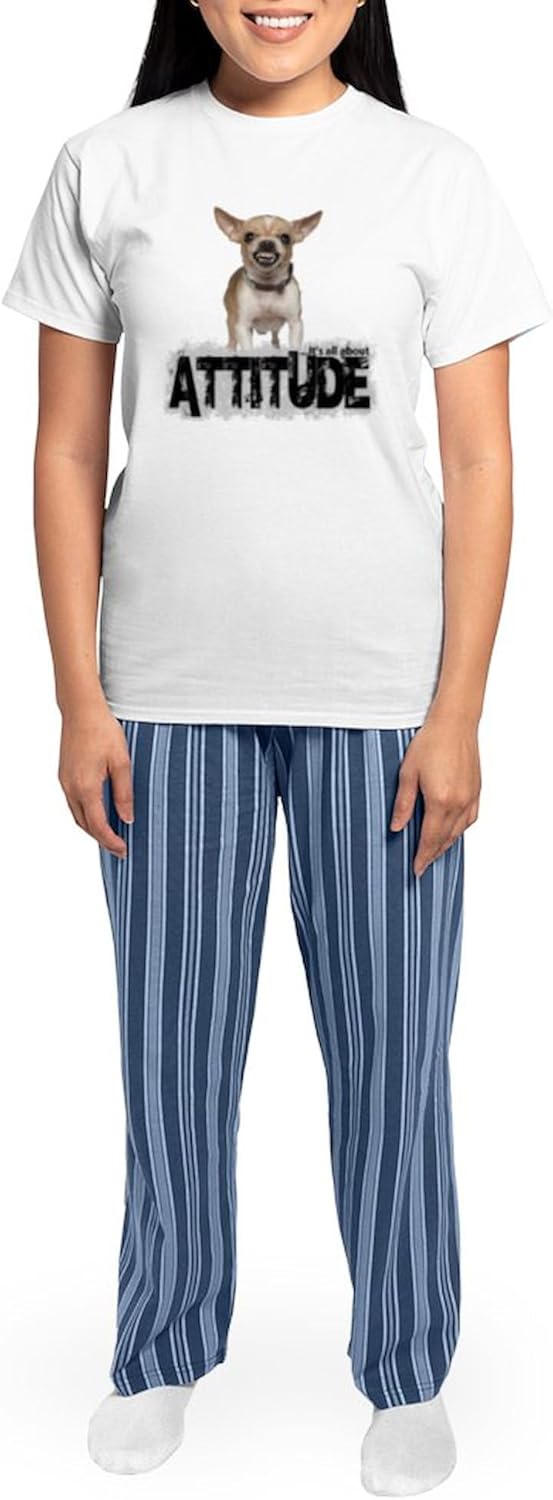 CafePress Pajamas Women's Novelty Cotton Pajama Set, Comfortable PJ Sleepwear