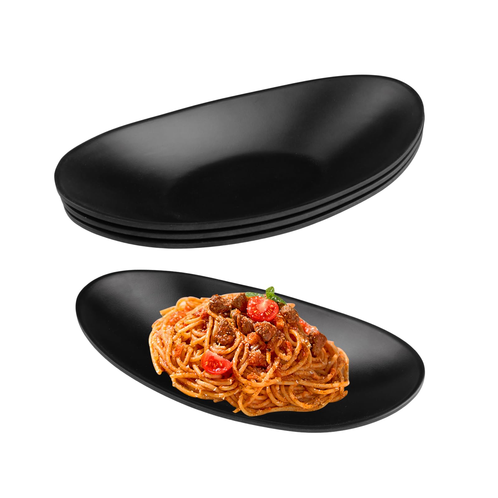 YapitHome 4 Stück Ovale Schlüsselschale, Flurdekorationsschale, dekoschale, Süßigkeitenschale, Schmuckschale, geeignet zum Platzieren von Münzen, Autoschlüsseln, Schmuck, Schlüsselaufbewahrungsschalen