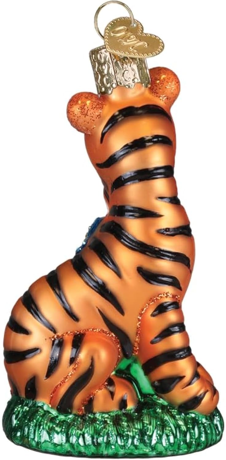 Old World Christmas Tigger Glass Blown Ornament for Christmas Tree, Handcrafted Holiday Decoration, Winnie The Pooh Collection - Image 3