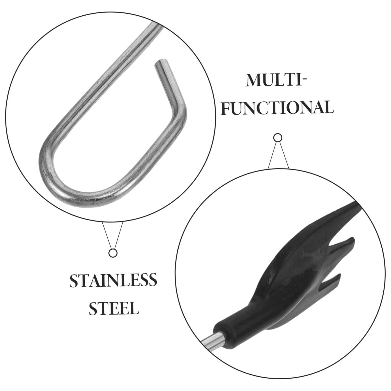 Pinze Nylon Pulizia e All'aperto Antiscivolo Domestica per in Raccolta 2 Pezzi Ferro Strumento Pratico per Afferrare Rifiuti Oggetti Difficili da Raggiungere