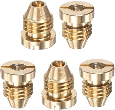 5/10PCS Stainless Steel/Brass Foam Cannon Orifice Nozzle and Stainless Steel Foam Manufacturer Universal Thread Snow Foam Spear Tips Copper 1.15mm 5pcs