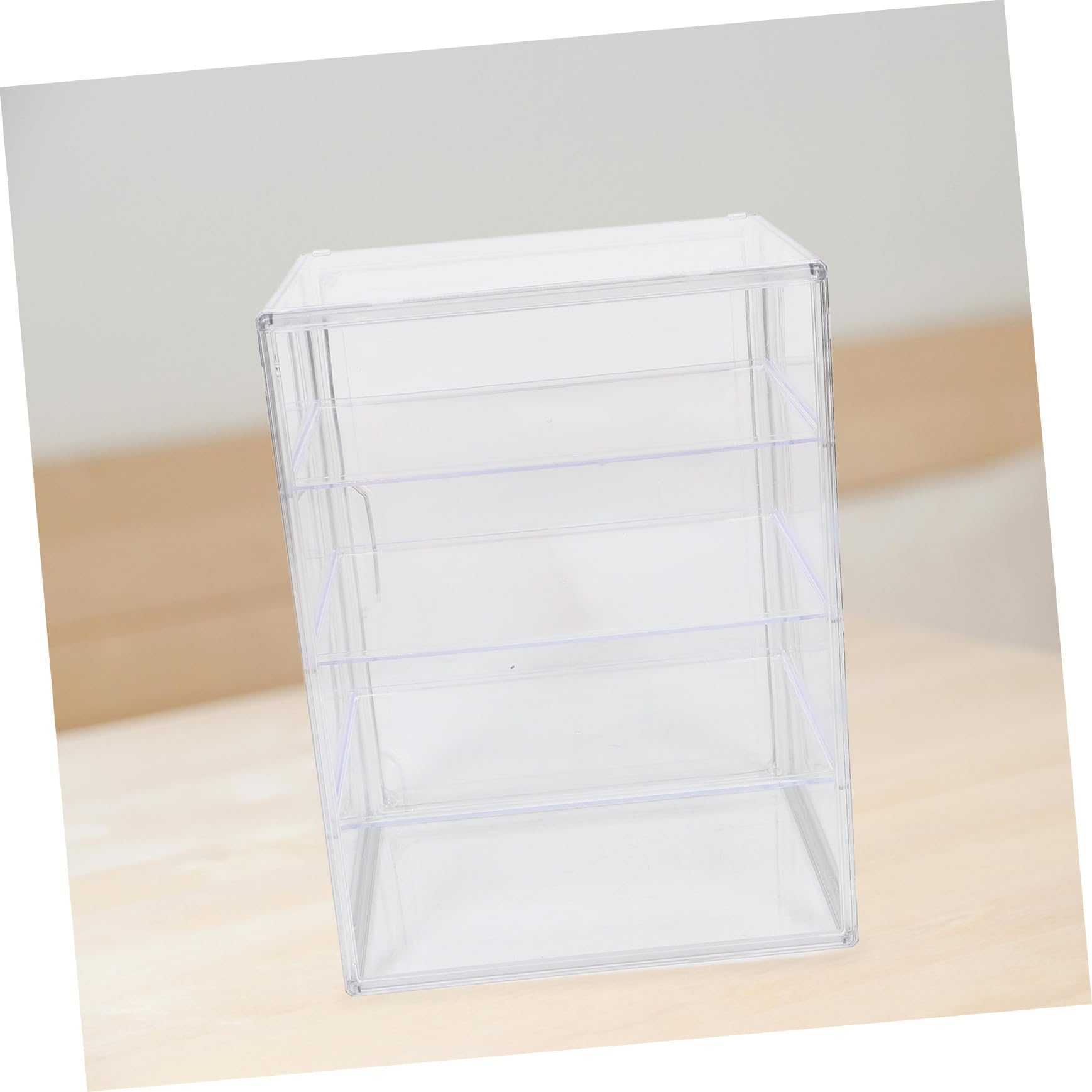 Hohopeti Vitrina de Pan Ajustable para Encimera Caja Transparente para Almacenar y Exhibir Pasteles Pan Magdalenas y Bollos Gabinete Resistente y Fácil de Limpiar para Cocina y Repostería