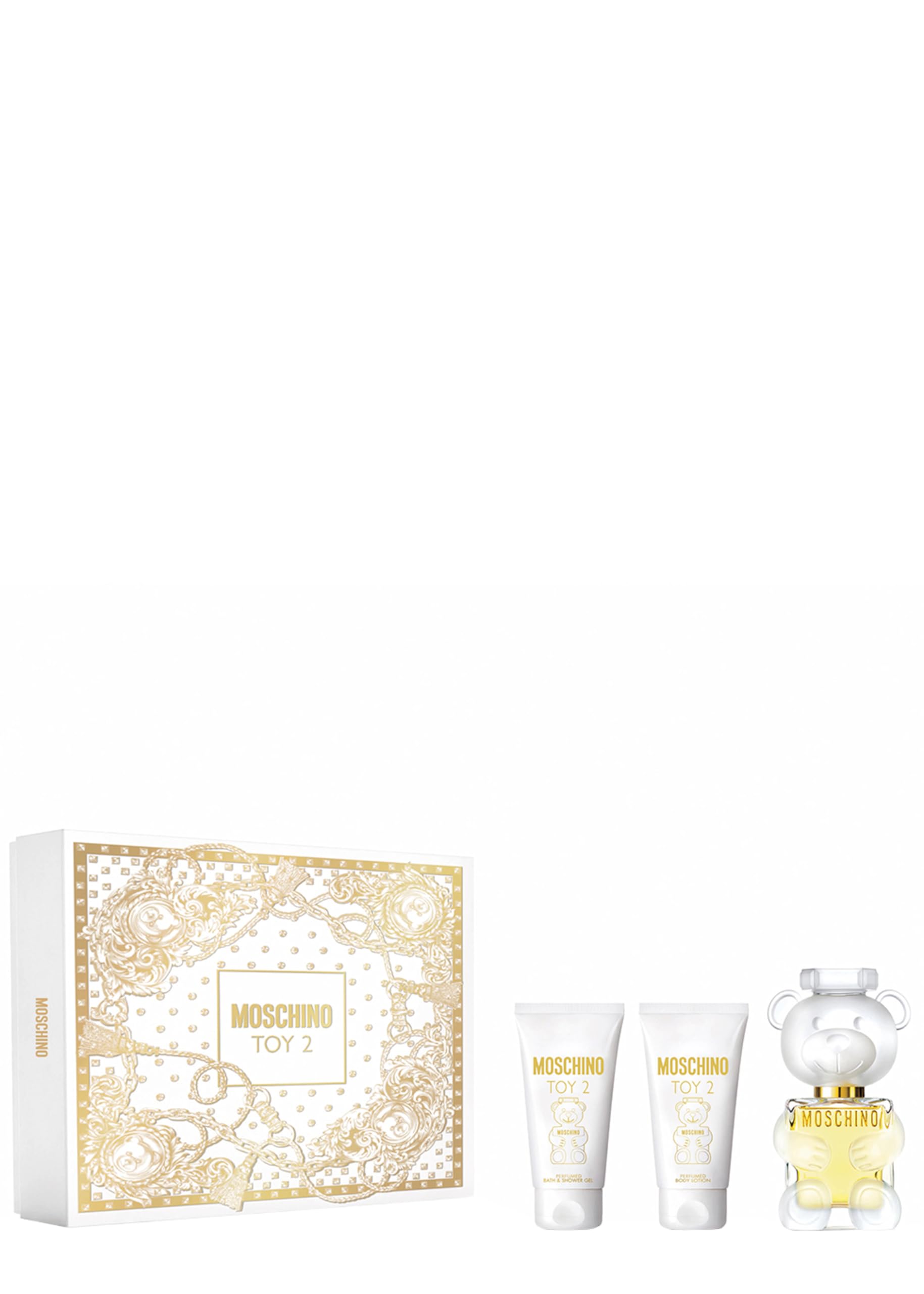 Zestaw MOSCHINO Toy 2 - Woda perfumowana 50 ml + Żel pod prysznic 100 ml + Balsam do ciała 100 ml