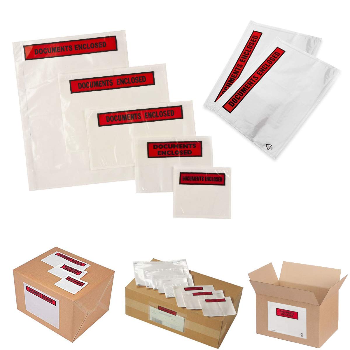 200 X A7 Printed Document Enclosed Wallet (95 X 125 Mm) | Peel & Seal
