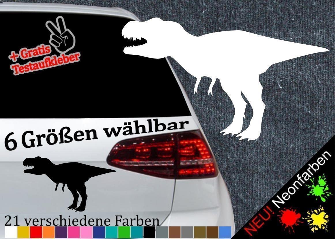 Velociraptor Dinosaurier Autoaufkleber [2 Stück] – Lustige & Realistische Dekoration Für Auto, Wand & Mehr