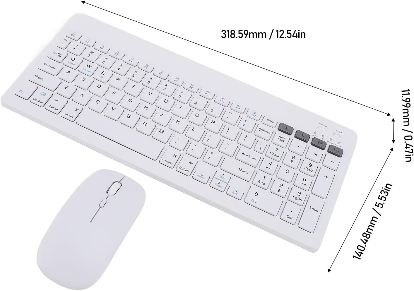 Shared USB Receiver for Keyboard and Mouse