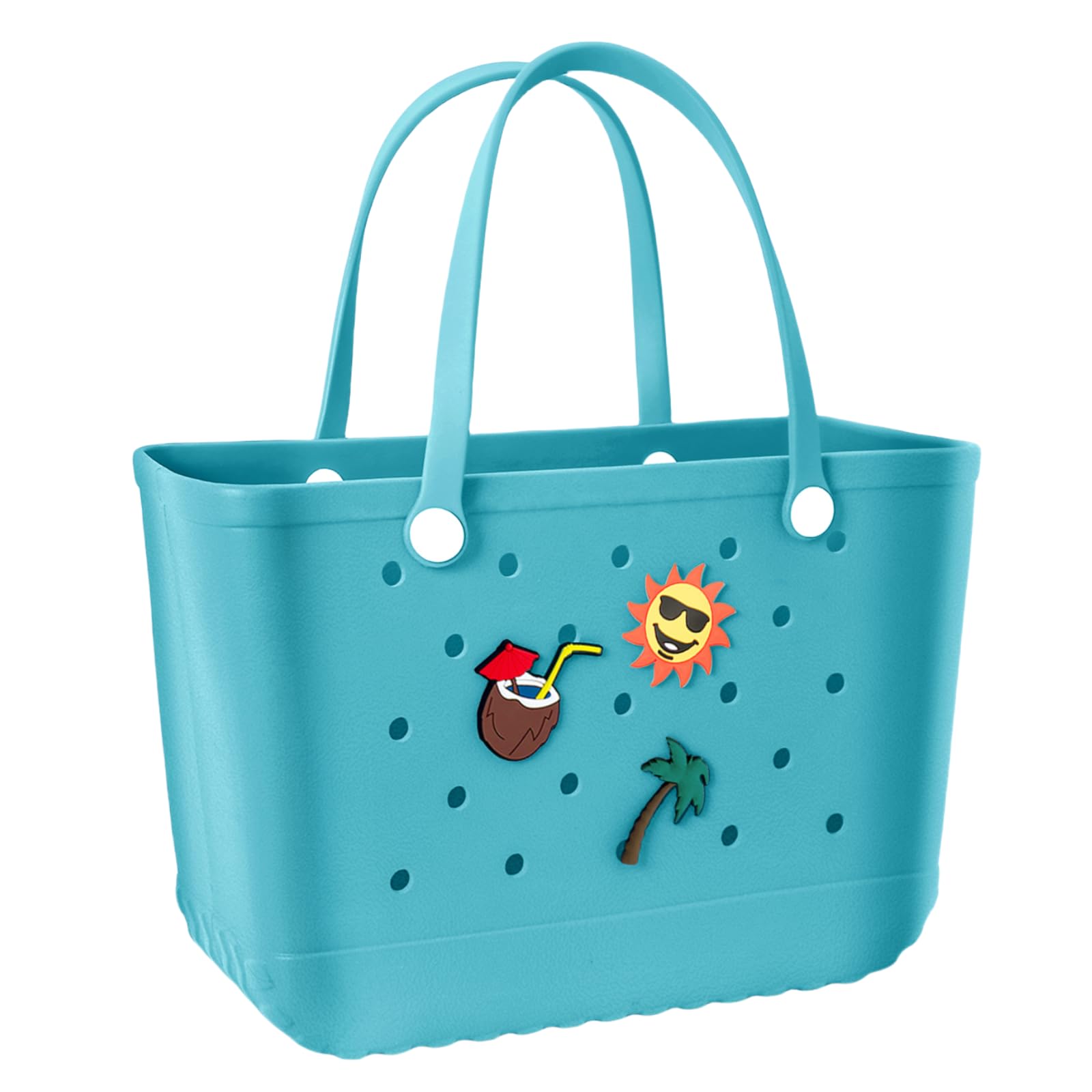Rubber Beach Bag Rubber Beach Tote Bag-Rubber Beach Bags Waterproof for Women, Washable Tote Bag Handbag for Beach Pool