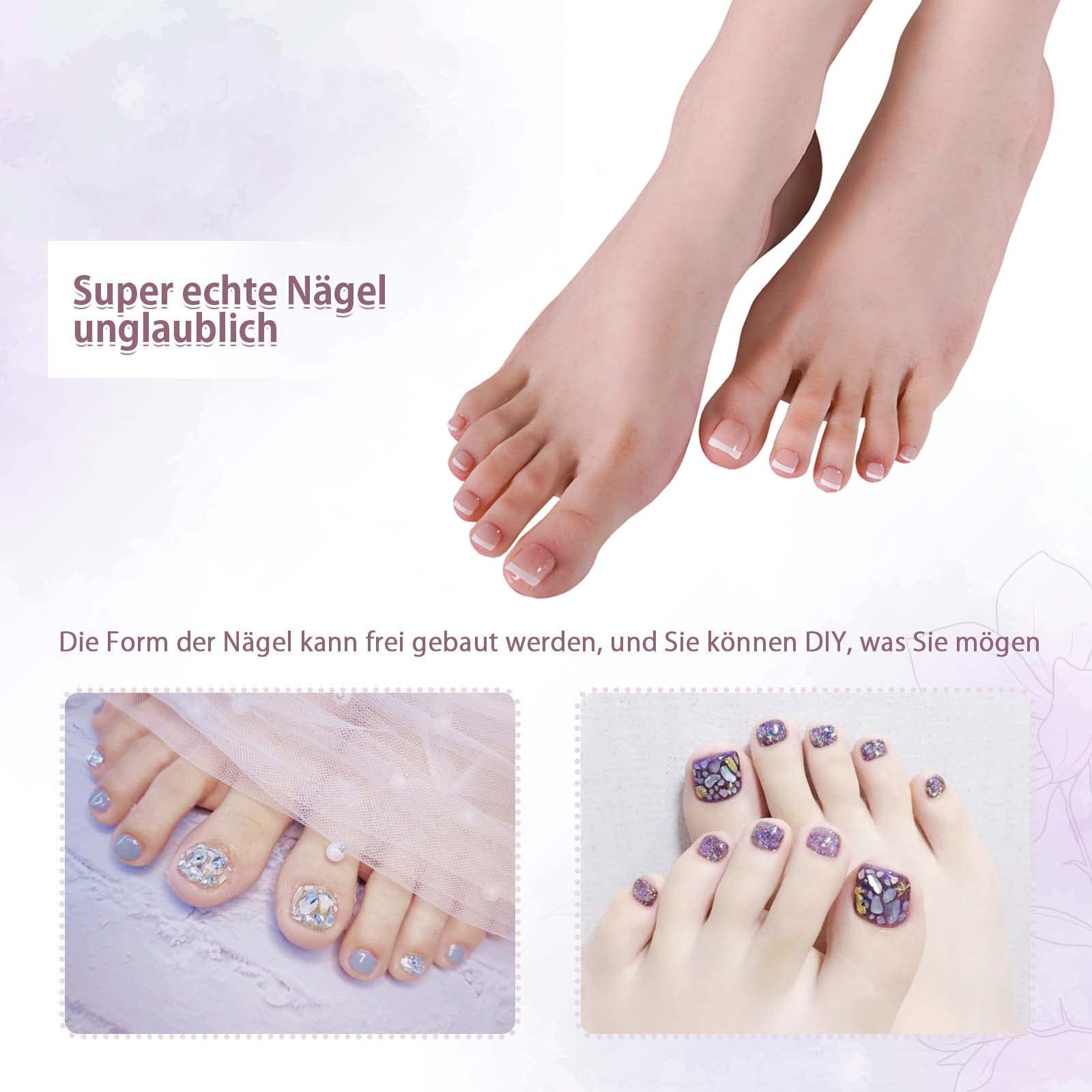 Cyomi Silikon Füße Mannequin Schaufensterpuppe Weiblich Mannequin Fuß Life Size Füße Model für Schmuck Sandale Schuhsocken Display Art Skizze-Rechter Fuß