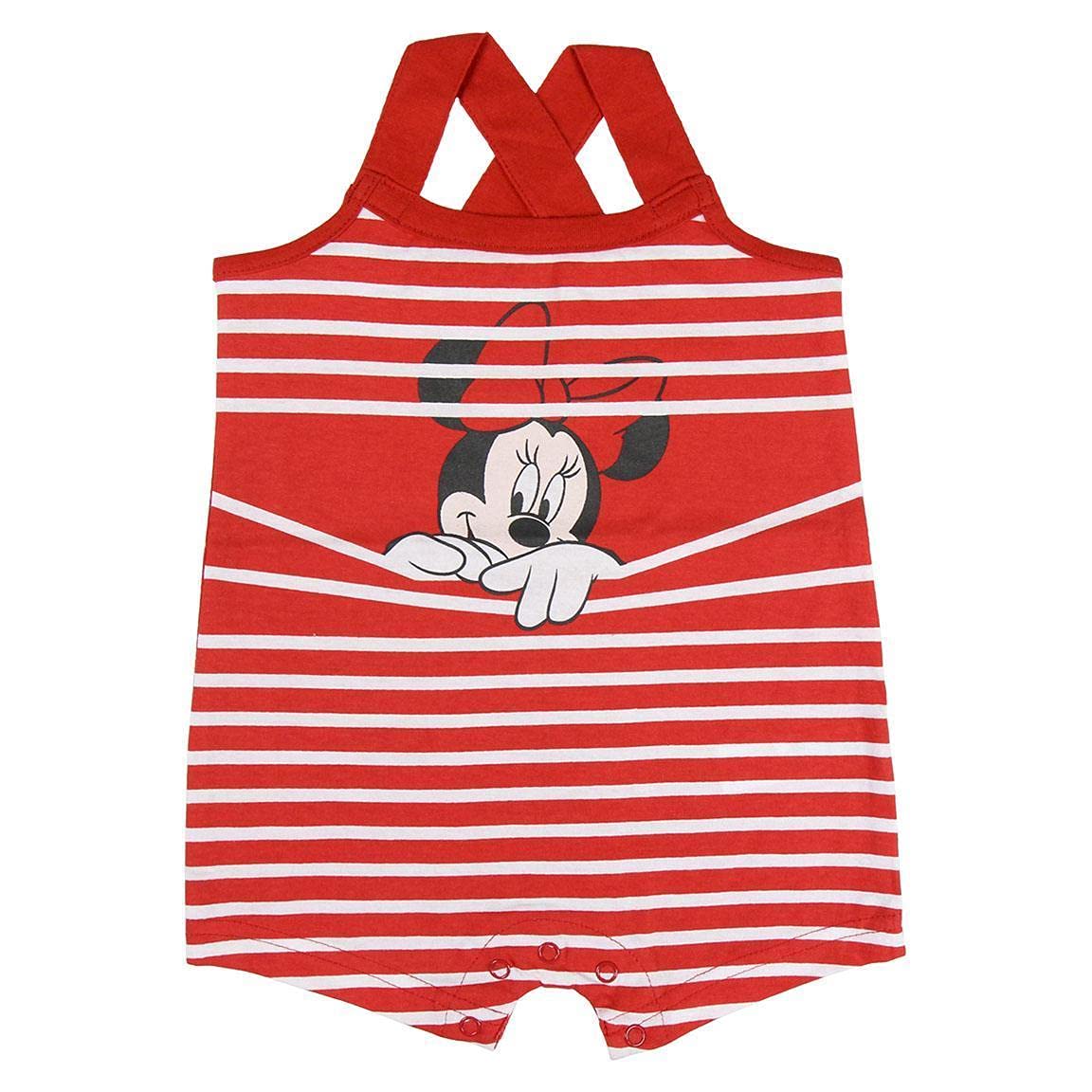 Cerdá Pelele Bebe Niña De Disney Minnie Mouse-6 Meses-100% Algodon Grenouillère, Rojo, L Bébé garçon