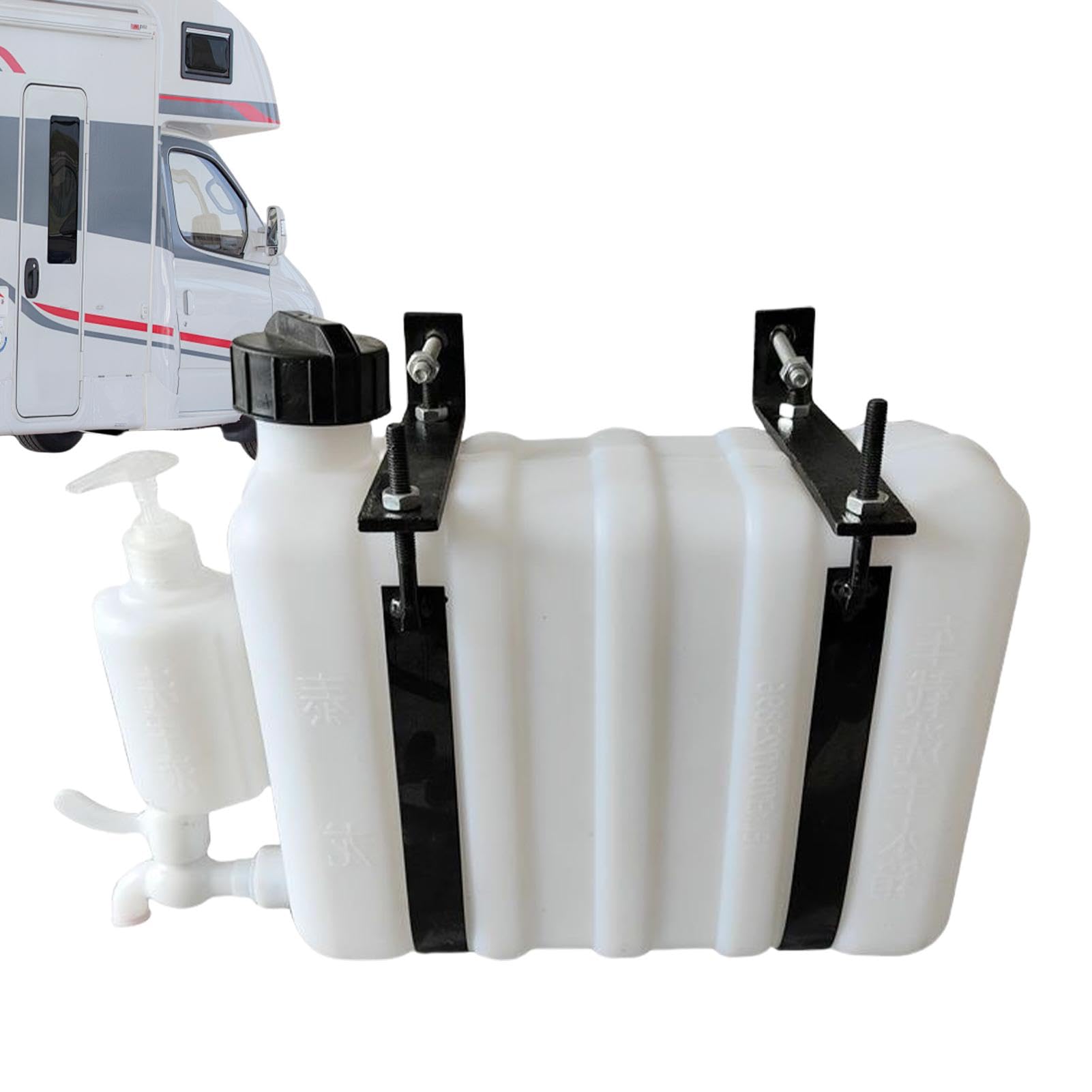 Serbatoio 'acqua per camion, Serbatoio 'acqua per | Serbatoio di stoccaggio 'acqua da 9 litri con rubinetto - Brocca per l'acqua, serbatoio 'acqua portatile, portaacqua per camion, rimorchio,
