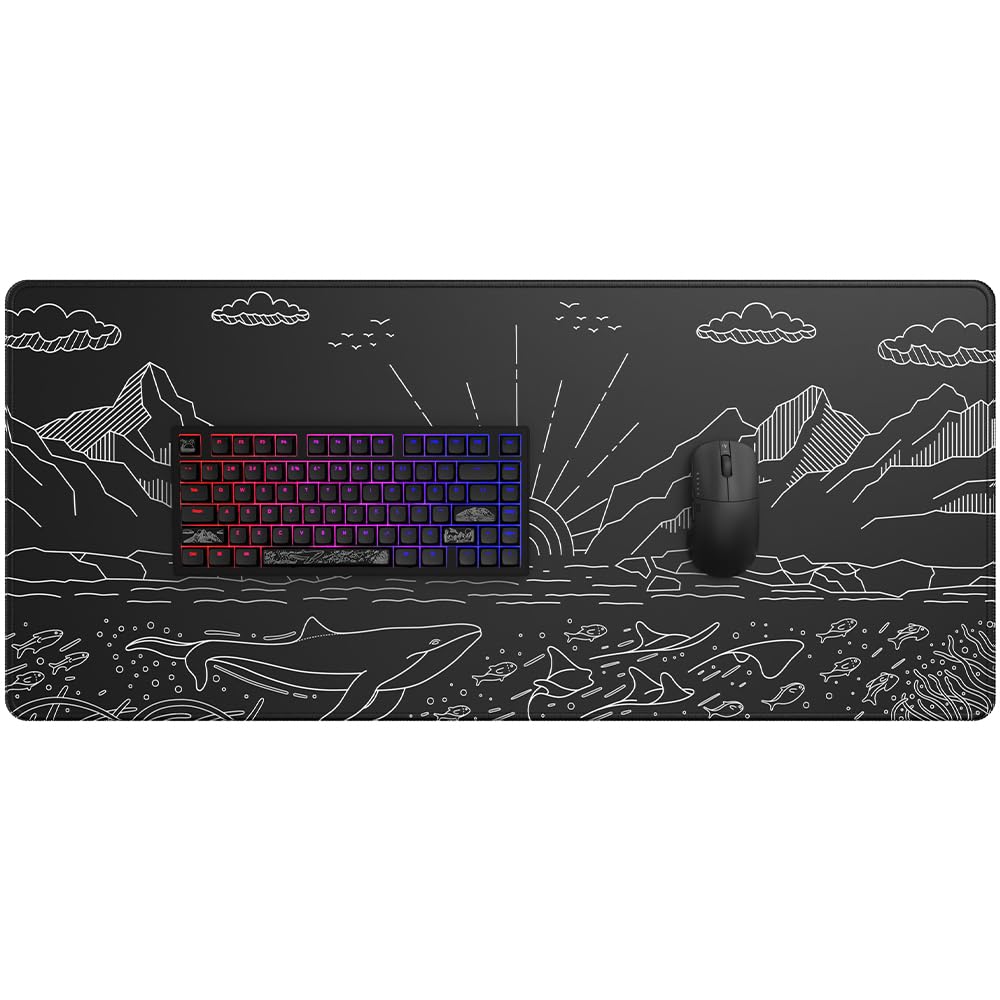 Dark Project ALU81A Terra Nostra Mechanische Gaming-Tastatur | ISO Multi | Hot-Swap | G3MS Moonstone Gefettete Schalter | Gefettete Stabilisatoren | Flex Gasket Mount | Aluminium | 75% | RGB