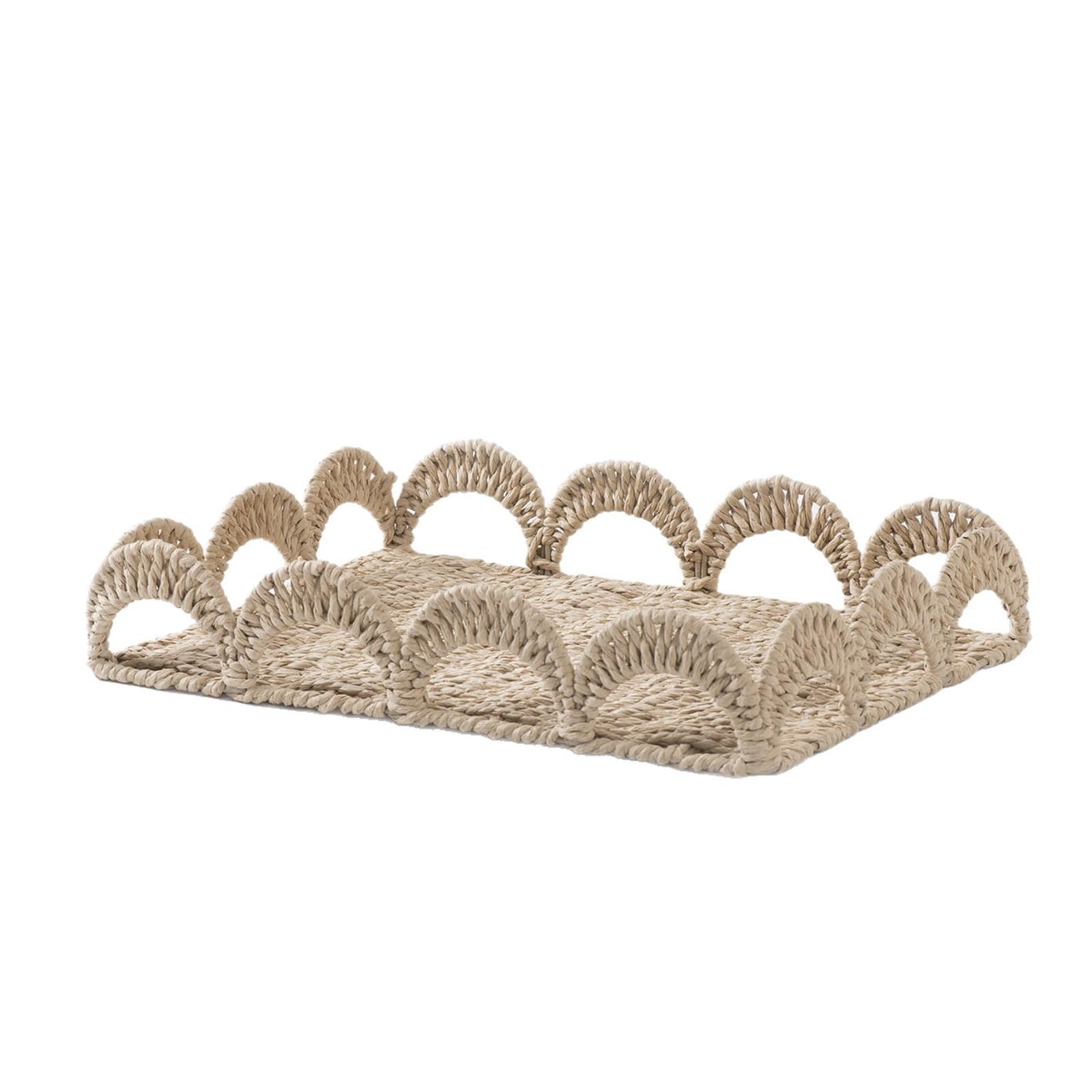 Hsioluted Space Saving Decorative Planter with Storage Compartment Interchangeable Space Saving Desktop Accessory Natural Styles Iron and Rope Planter