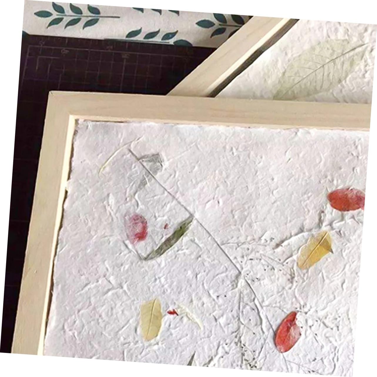 SEWACC 2pcs Paper Making Frame Mesh Screen for Crafts for Easy and Fun Handmade Paper Creation