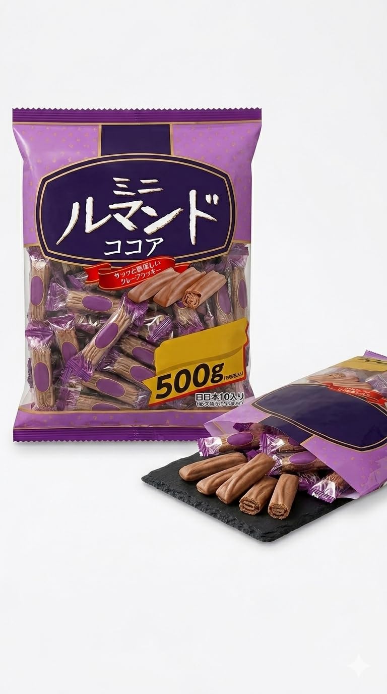 Amazon.co.jp: ミニ ルマンド メガサイズ 500g 大容量 : 食品・飲料・お酒