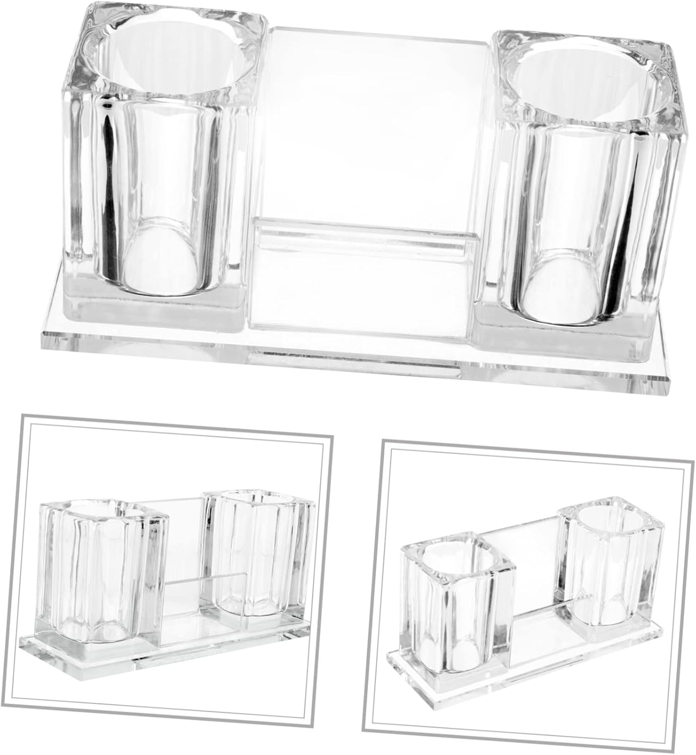 BESPORTBLE Acrylic Microphone Stand Holder Durable Tabletop Mic Holder for Stable Storage for Microphones Professional Design for Ktv and Karaoke Use