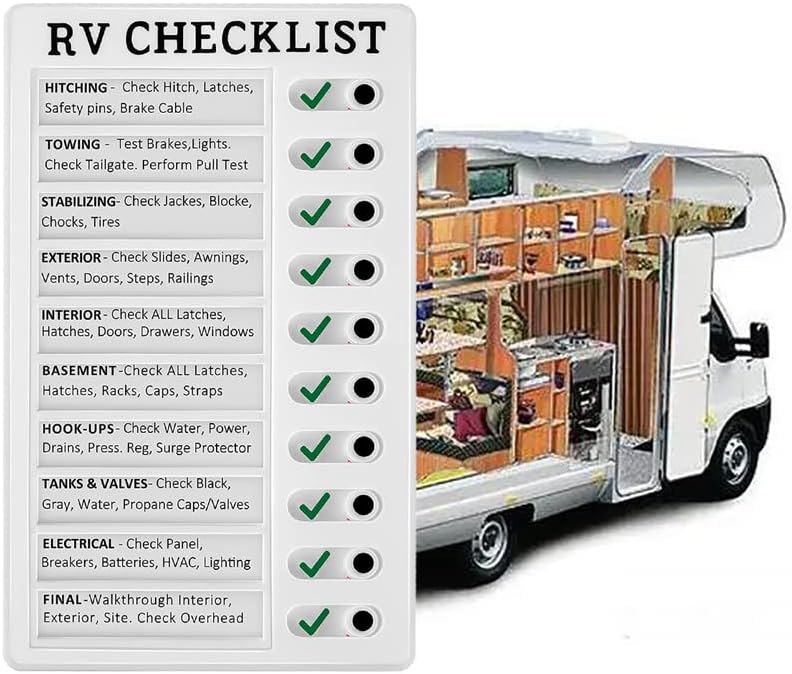 WANGCL Portable Memo Board Reusable Plastic RV Checklist Daily Affairs Checklist Board with Slider for Home Travel Planning Reminder Daily Affairs List - Image 4