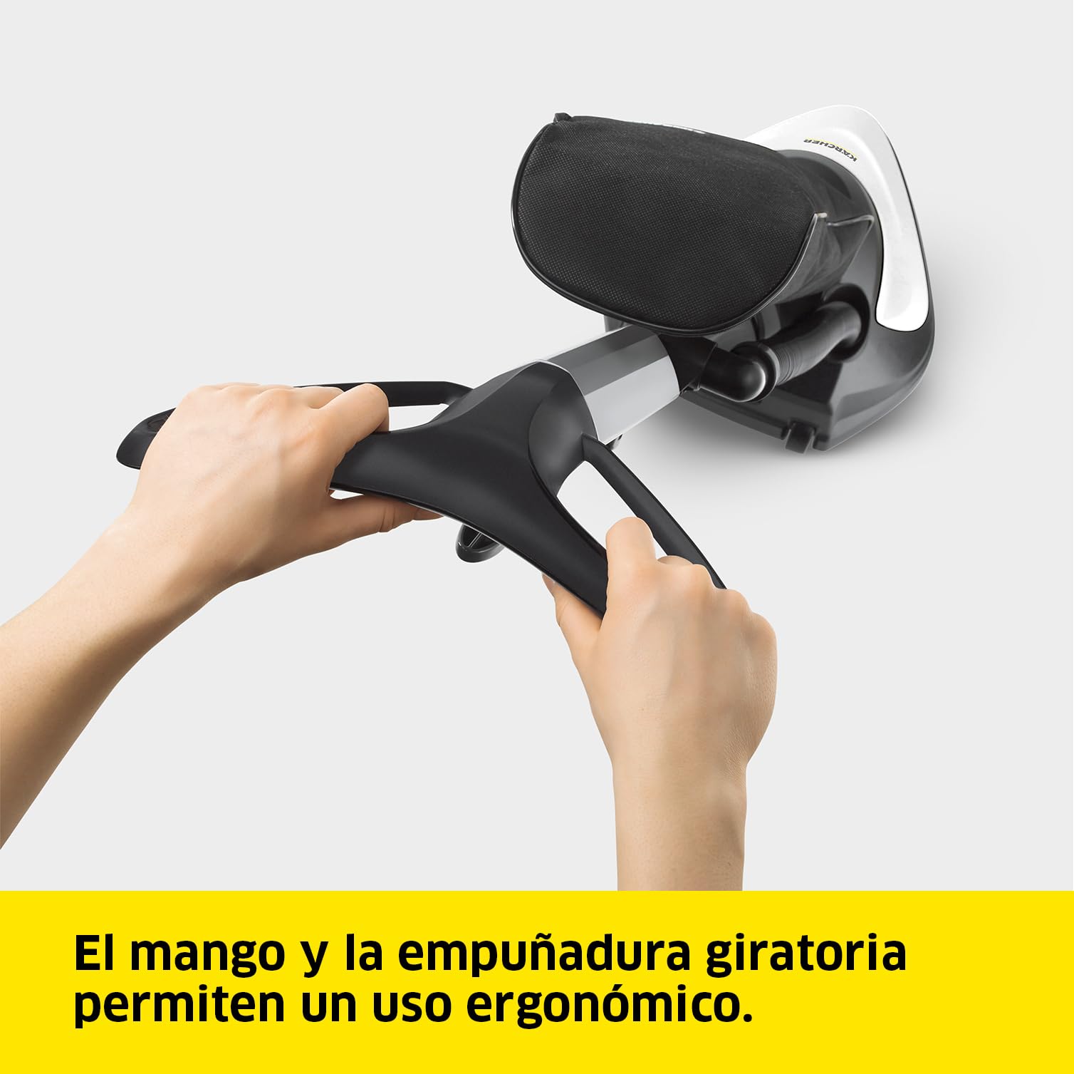 Kärcher Pulidora de suelos FP 303, pulidora de suelos con función de aspiración para pulir suelos duros, velocidad: 1000 rpm, potencia: 600 W, ancho: 29 cm, con cepillos de esponja y bolsa de filtro